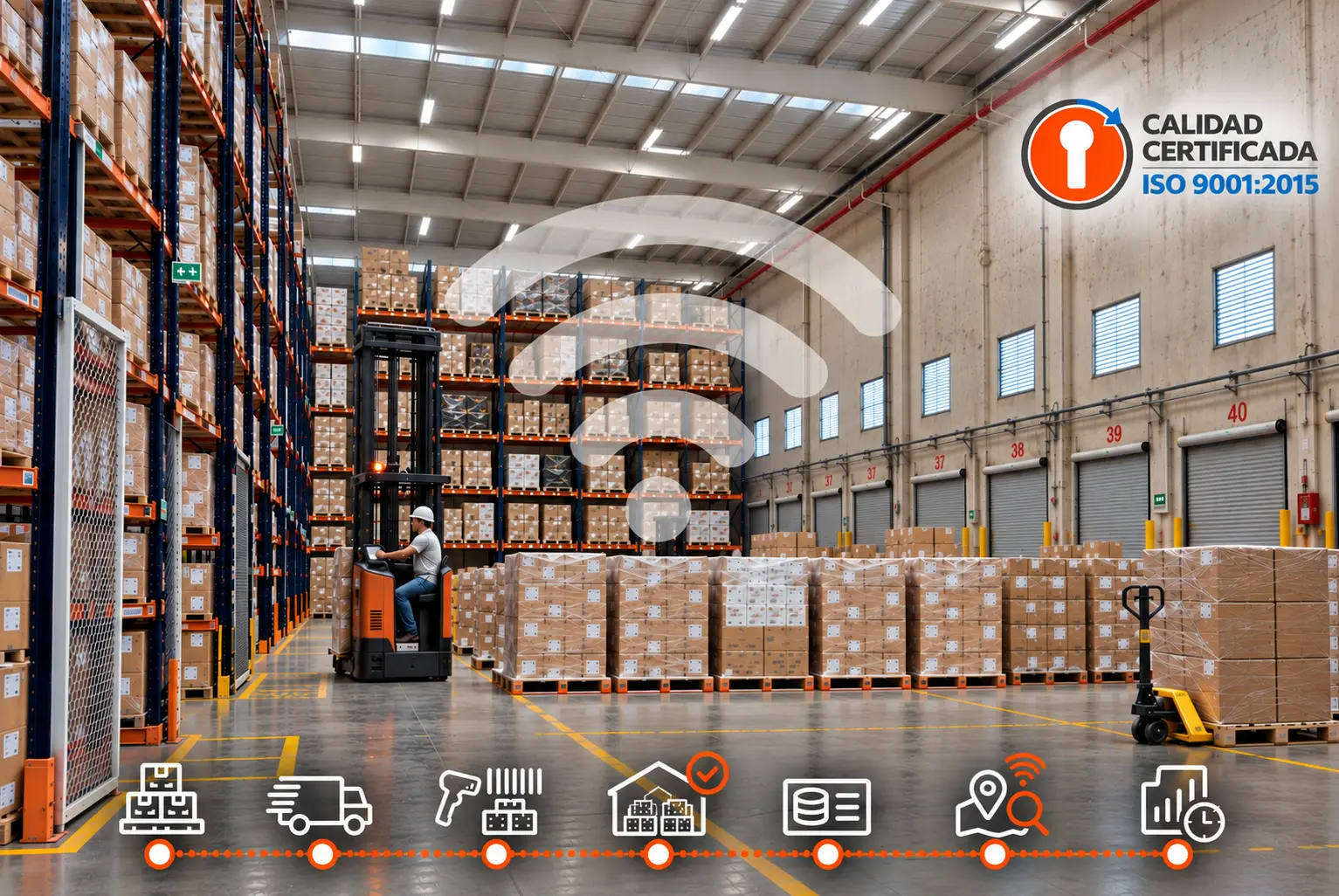 WMS, TMS y trazabilidad en tiempo real